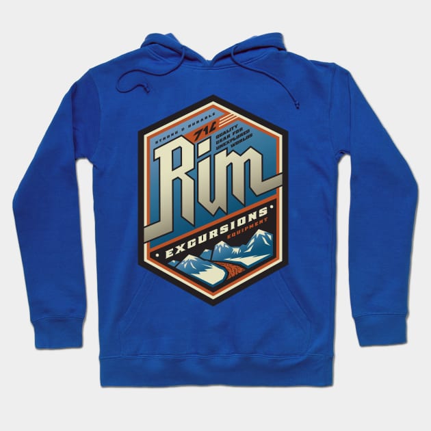 Rim Excursions Hoodie by MindsparkCreative